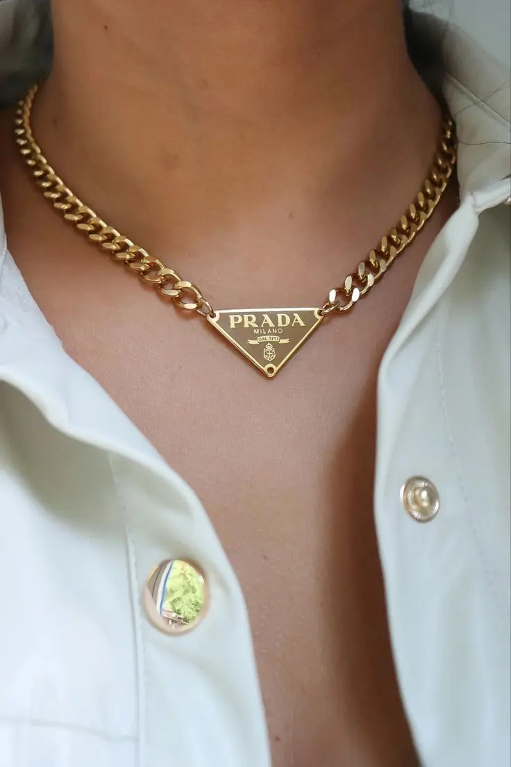 Prada Gold Necklace