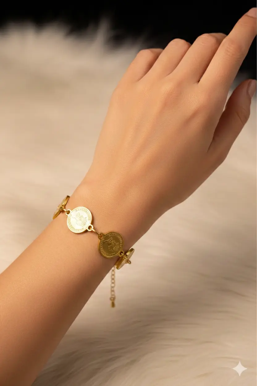 coin bracelet