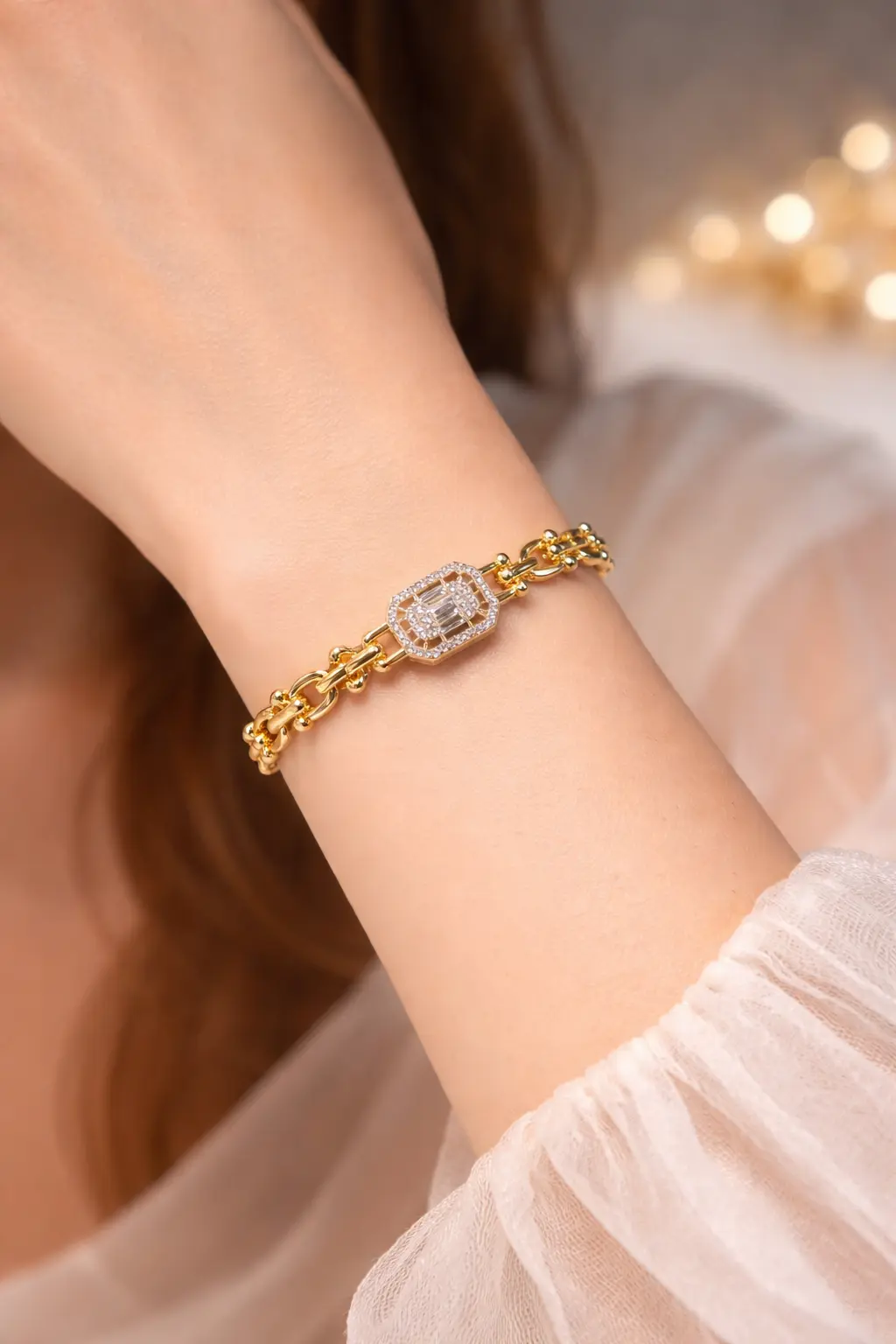 Tiffany square bracelet