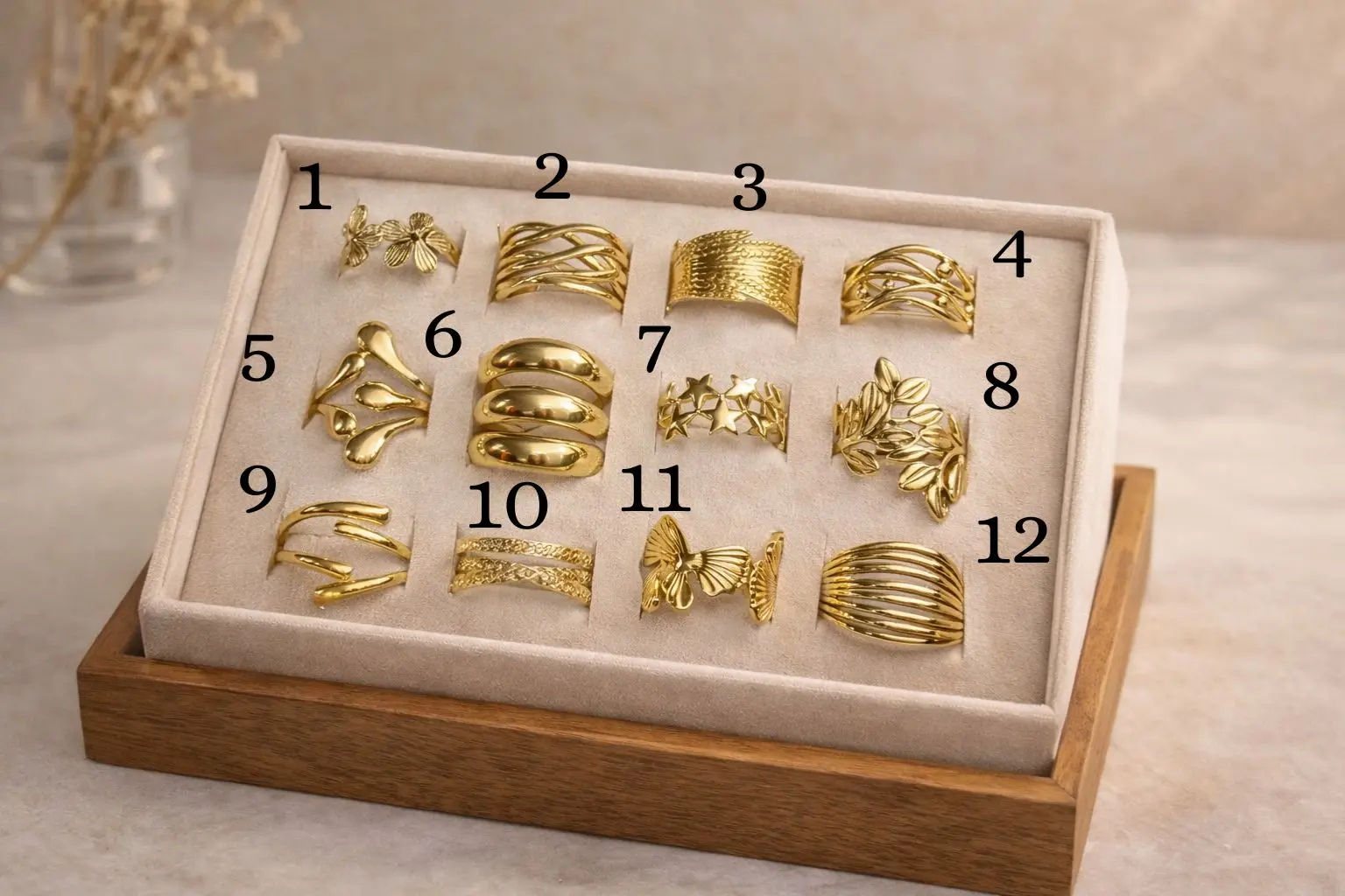 Gold Stainless Rings