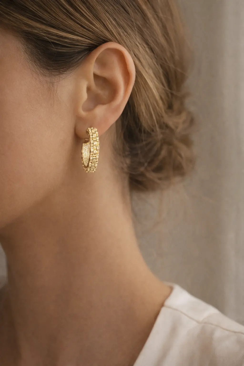 Cartier Hoop Earrings 