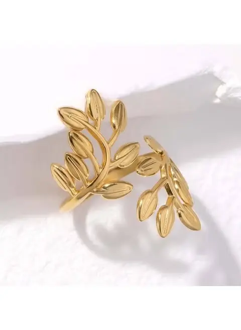 Leaf Stainless Ring