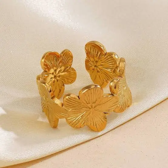 Flower-Shaped Ring