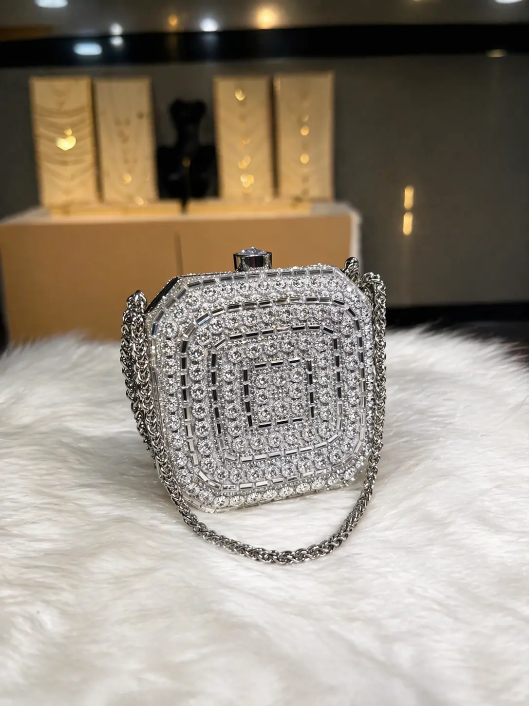 Crystal Box Clutch