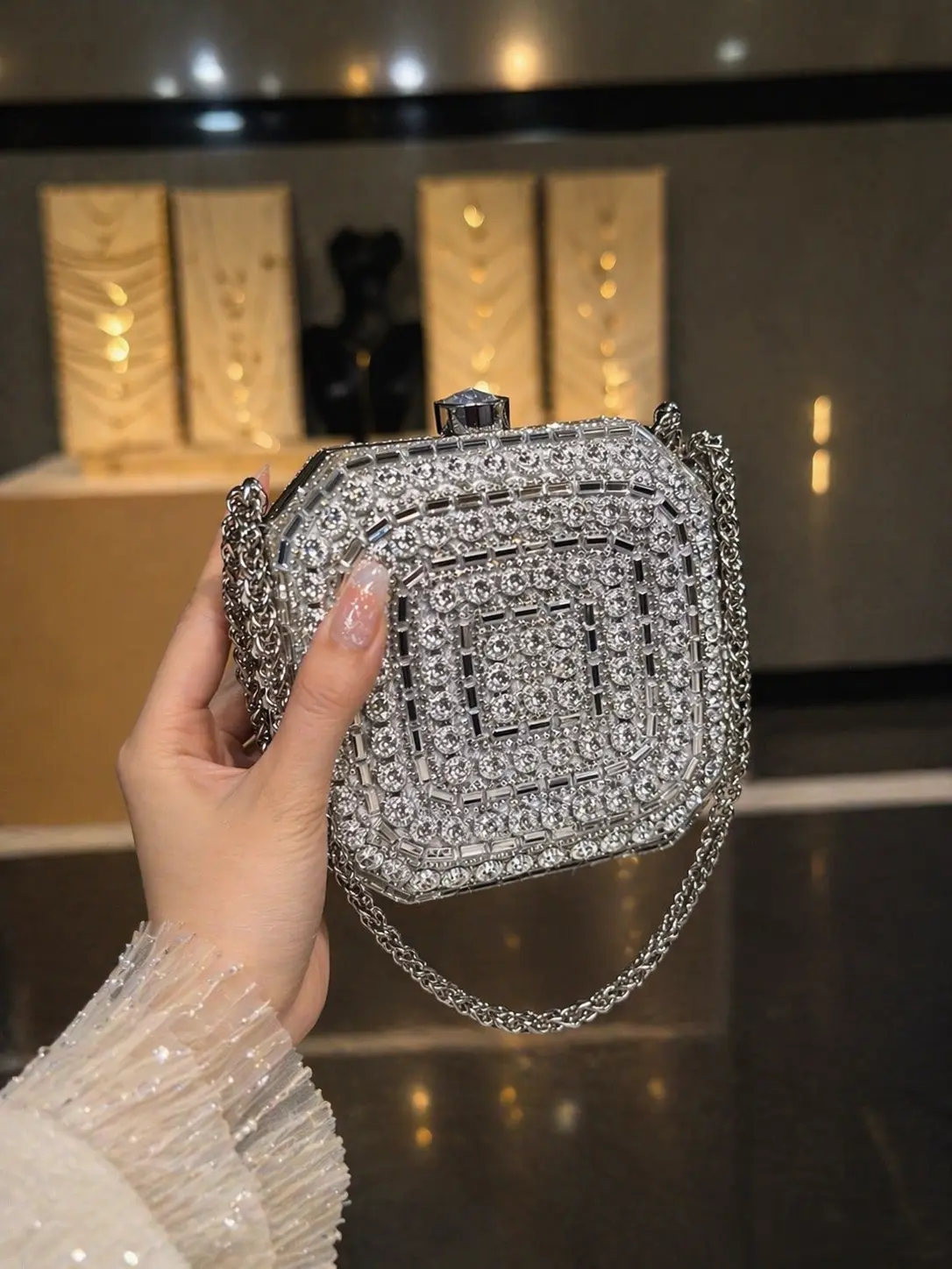 Crystal Box Clutch