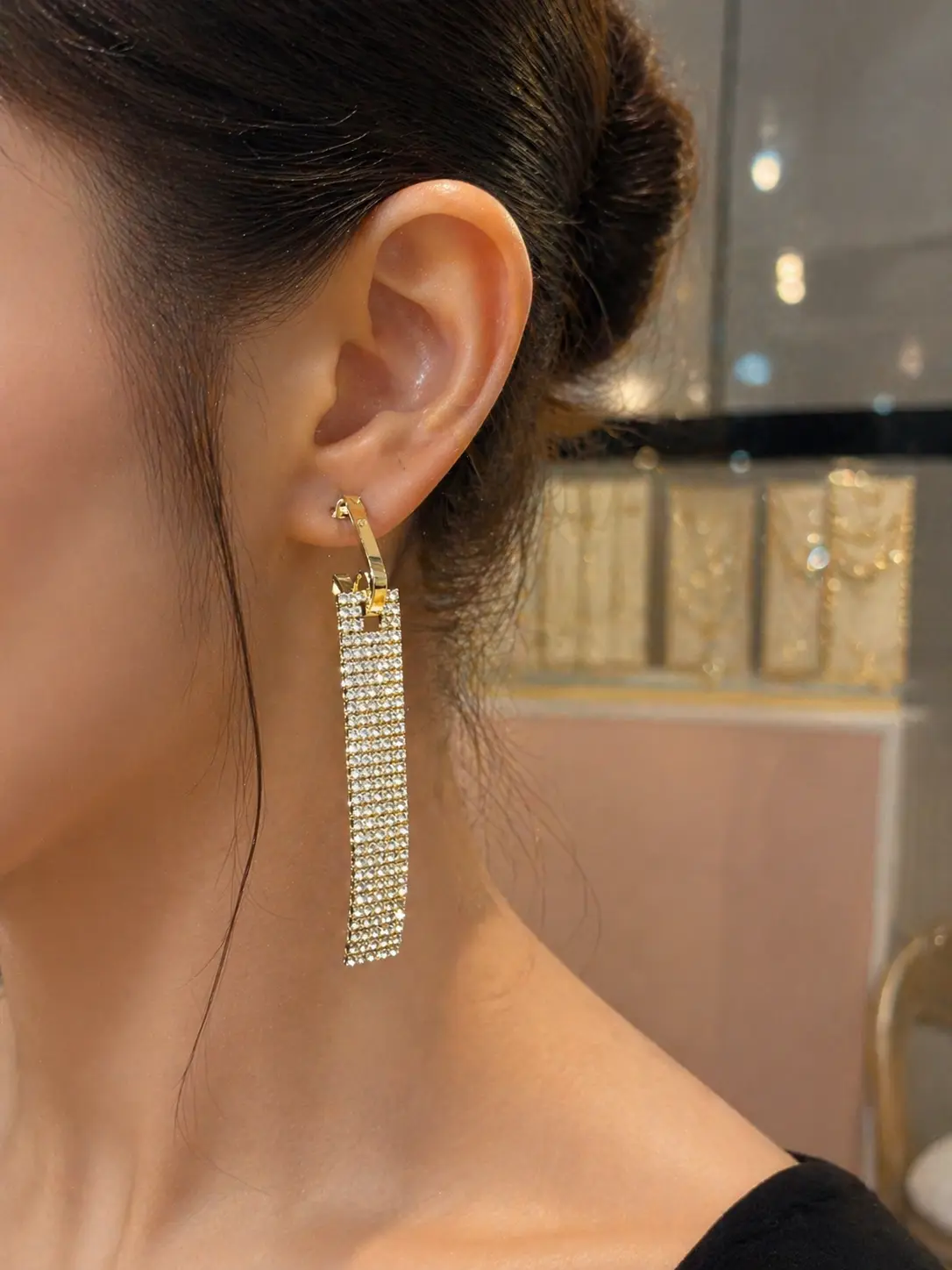 Crystal Fringe Earrings