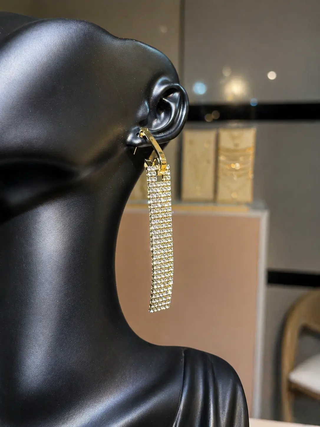 Crystal Fringe Earrings